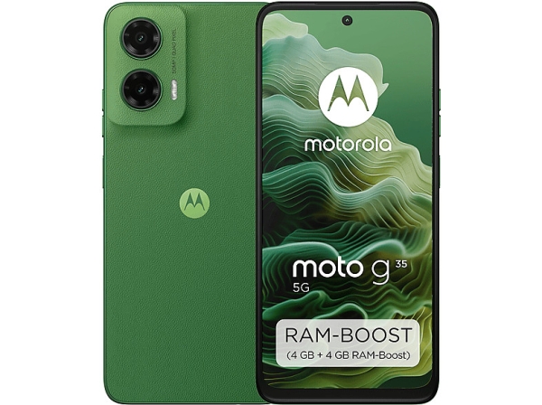 MOTOROLA moto g35 5G 128 GB Leef Green Dual SIM Smartphone Handy