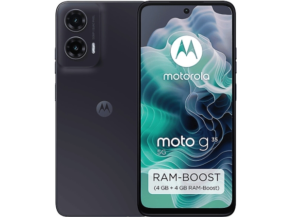 MOTOROLA moto g35 5G 128 GB Midnight Black Dual SIM Smartphone Handy