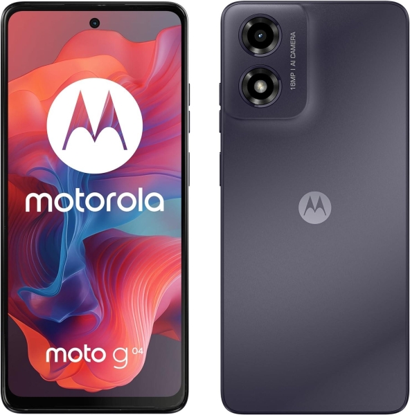 Motorola Moto G04 4GB RAM 64GB entsperrt Android Smartphone – Concord schwarz