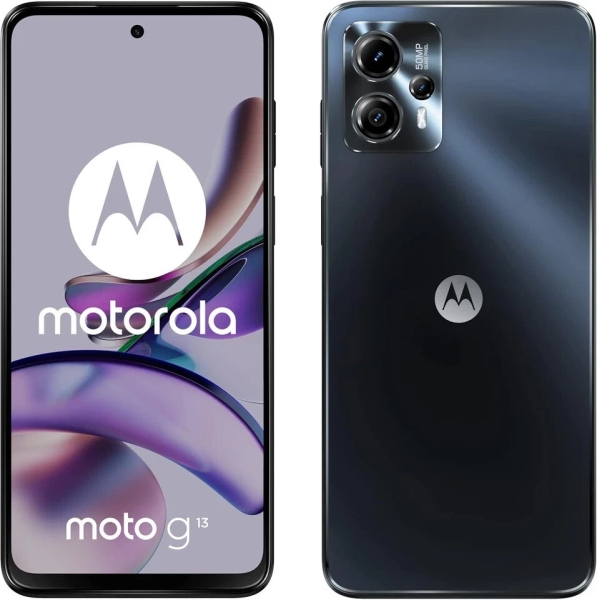 Motorola Moto G13 – 128 GB – Smartphone matt anthrazitfarben (entsperrt)