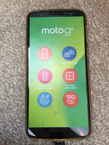 Motorola Moto G6 XT1925-5 32GB 1,8GHz entsperrt Smartphone Deep Indigo Blue