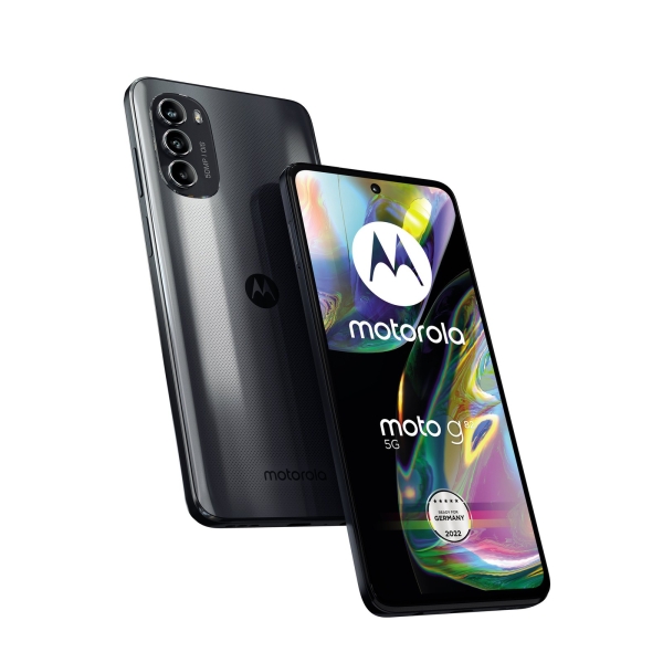 Motorola G82 (5G) – Meteorite grau Smartphone 128G 6,6Zoll OLED Android 12 50MP