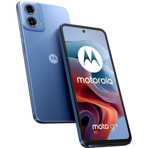 Handy Smartphone Motorola Moto G34 RAM 8GB – 128GB “ 5G Ice Blau Vers RAM 8G
