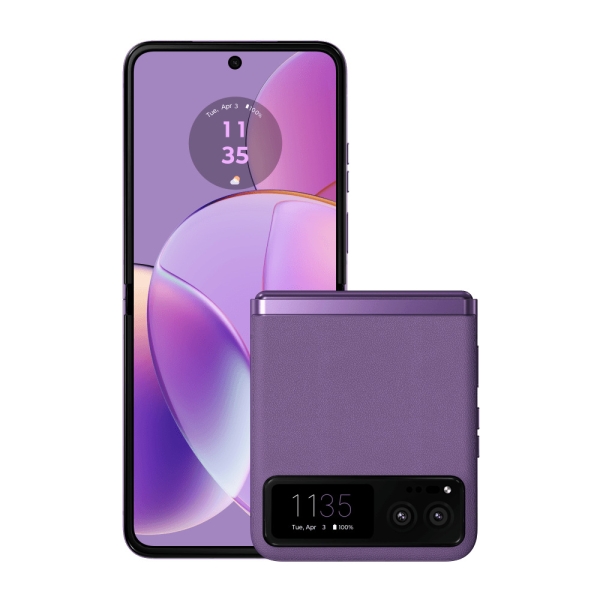 Motorola Razr 40 5G 256GB 8GB RAM Android Flip Smartphone – Summer Lilac