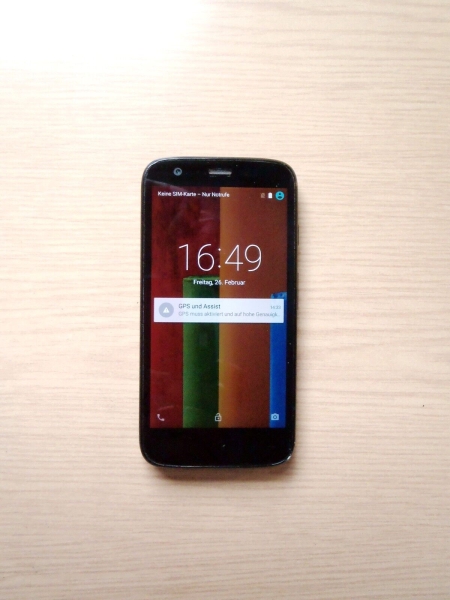Motorola Moto G 8GB Smartphone in Schwarz (ohne Simlock)
