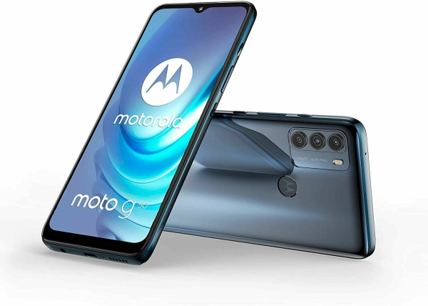 Motorola Moto G50 5G 64GB/4GB 48MP DS NFC entsperrt Android Smartphone – grau