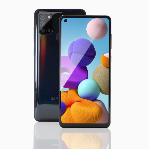 Samsung Galaxy A21s 32GB Dual-SIM schwarz Smartphone ohne Simlock – Zustand gut