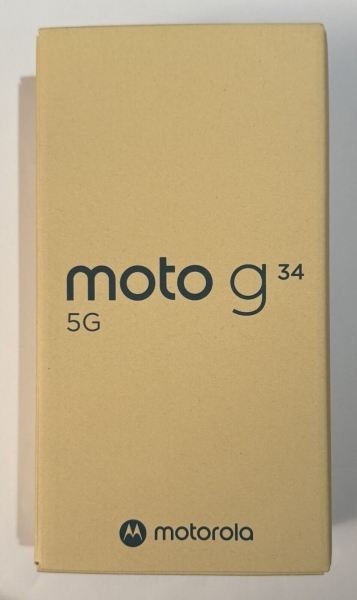 Motorola Moto G34 5G Smartphone 128GB 4GB RAM NEUWARE black 5000 mAh – XT2363-3