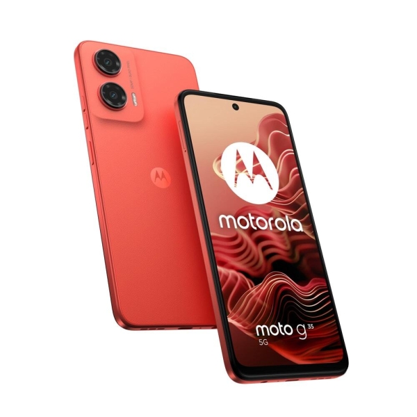 Motorola moto G35 5G 4GB + 128GB Guava Red Smartphone – High-Speed Connectivity
