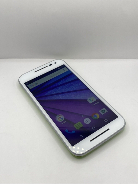 Motorola Moto G 3. Gen XT1541 weiß/limettengrün – 8GB (entsperrt) Smartphone