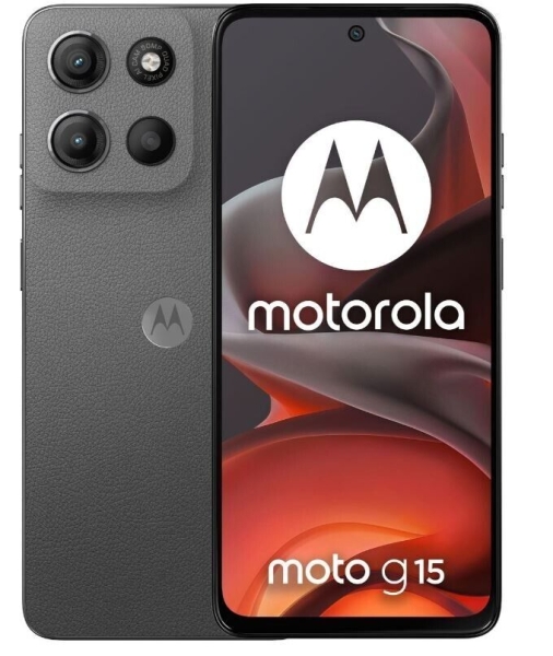 Motorola G15 4GB + 128GB Gravity Grey Smartphone