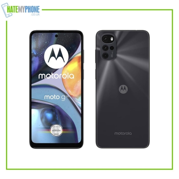 Motorola Moto G22 schwarz entsperrt 64GB 6,5″ Quad Kamera Android Smartphone