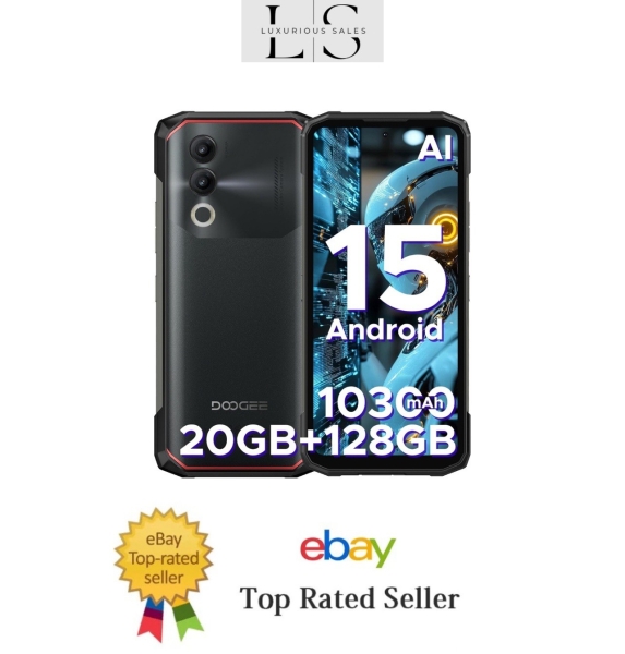 DOOGEE Blade 20 AI Rugged Smartphone – Android 15, 10300mAh Akku, 20GB+128GB