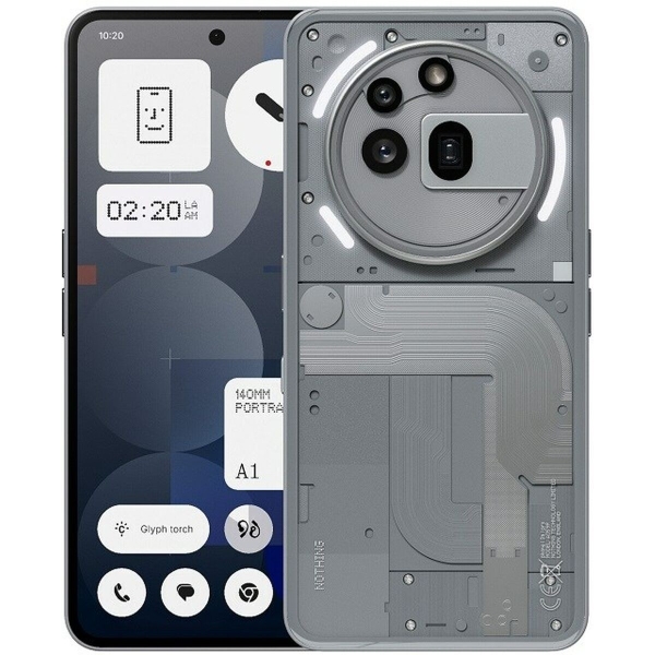 Smartphone Nothing phone [3a] 8 GB RAM 256 GB Grau