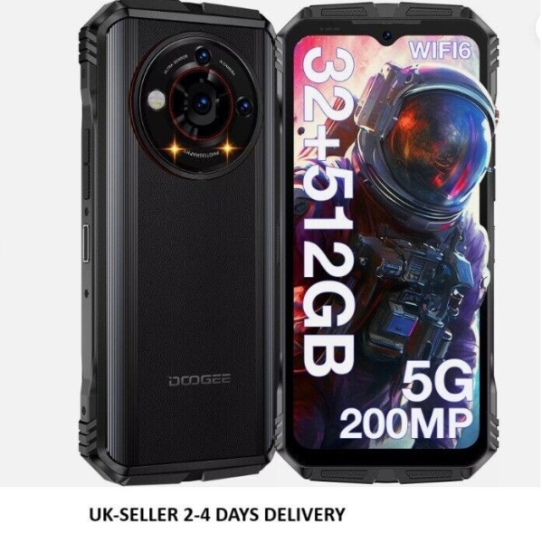 Doogee V30Pro 5G Outdoor Phone 32GB+512GB Android 13 200MP Nachtsichttelefon