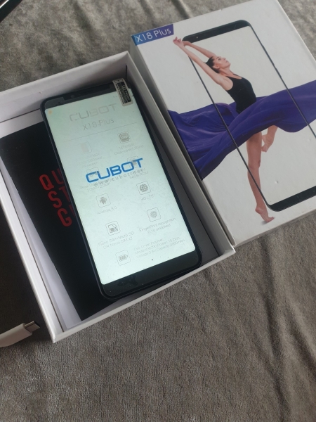 Cubot X18 Plus schwarz 64GB 5,9″ Android 8,0″ Smartphone Google gesperrt