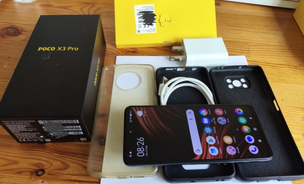 Xiaomi Poco X3 Pro Android 8/256GB Smartphone Dual Sim entsperrt schwarz Phantom