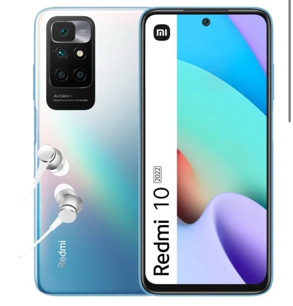 Xiaomi Redmi 10 128GB Sea Blue Dual SIM 4G Smartphone NEU & VERSIEGELT