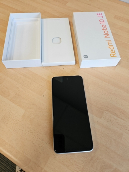 Xiaomi Redmi Note 10 JE XIG02 Chrome Silver 64GB Smartphone entsperrt inkl MwSt