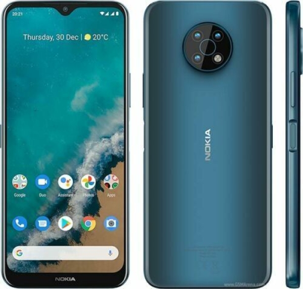 Nokia G50 64GB 4GB RAM LTE NFC Ocean Blue entsperrt Dual SIM Smartphone.