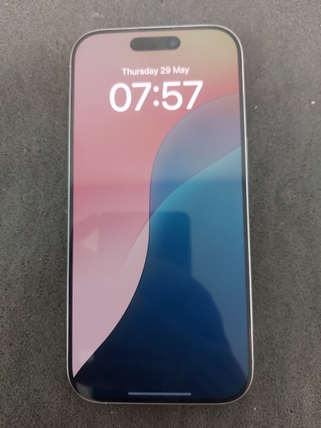 Apple iPhone 16 PRO 256GB 5G Smartphone entsperrt – Weiß Titan, 100% Akku