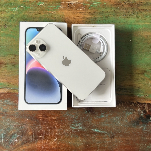 Apple iPhone 14 128GB weiß Top gebrauchter Zustand Handy Smartphone