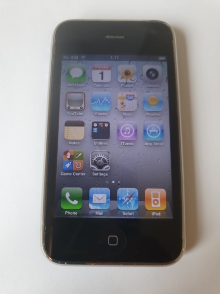 Apple iPhone 3GS – 8GB – Schwarz (O2) A1303 (GSM) Schöner Zustand Selten iOS 4.3.5