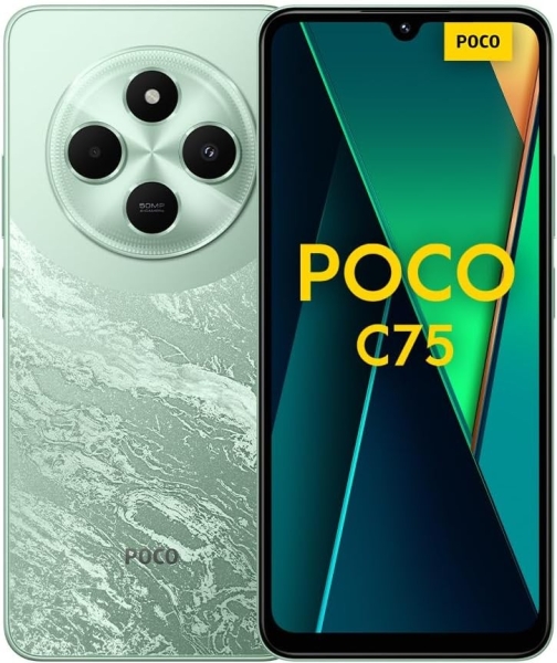Xiaomi POCO C75 4G Green – Smartphone 6+128GB, 2,0GHz, Immersive Green