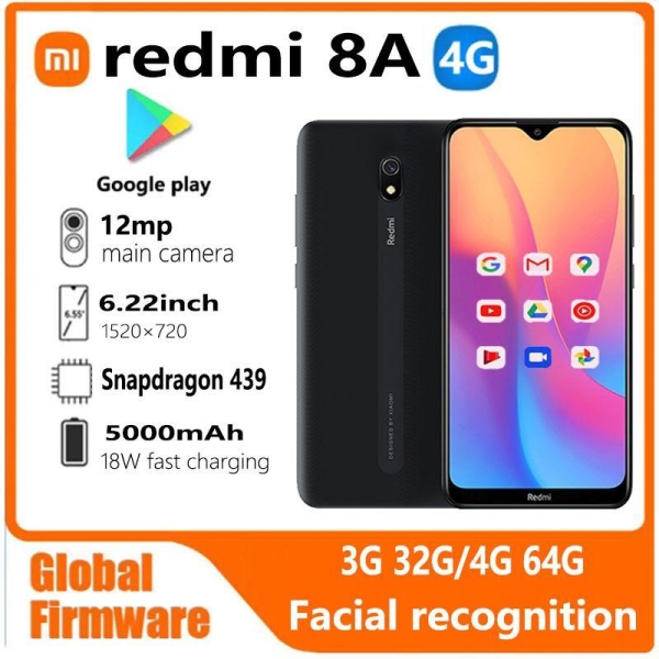 Xiaomi Redmi 8a Smartphone 4g 64g Global Firmware 5000mah 6,22 Zoll Snapdargon 43