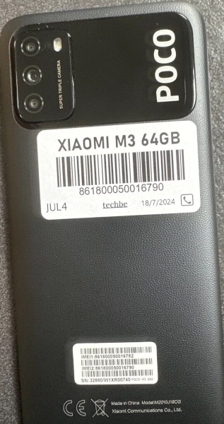 Neu Xiaomi POCO M3 64GB 4GB Ram Dual Sim entsperrt Smartphone