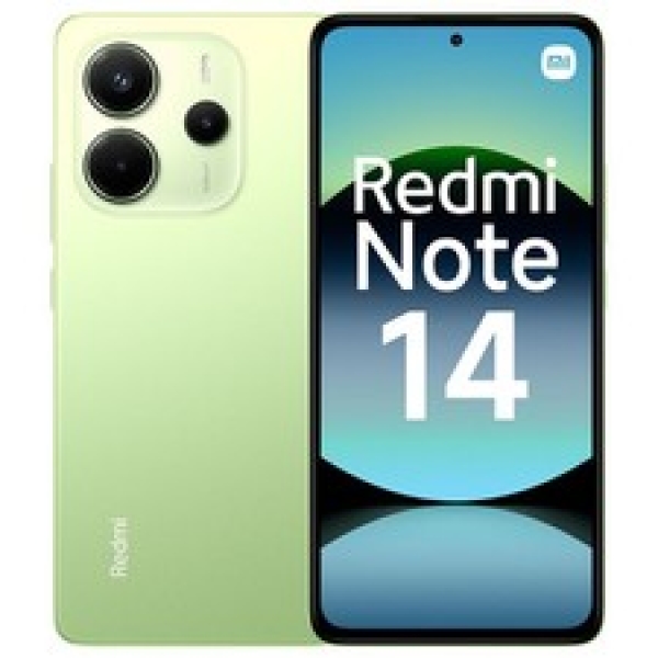 BRANDNEU Xiaomi Redmi Note 14 Smartphone – 6GB 128GB – Limettengrün – VERSIEGELTE VERPACKUNG