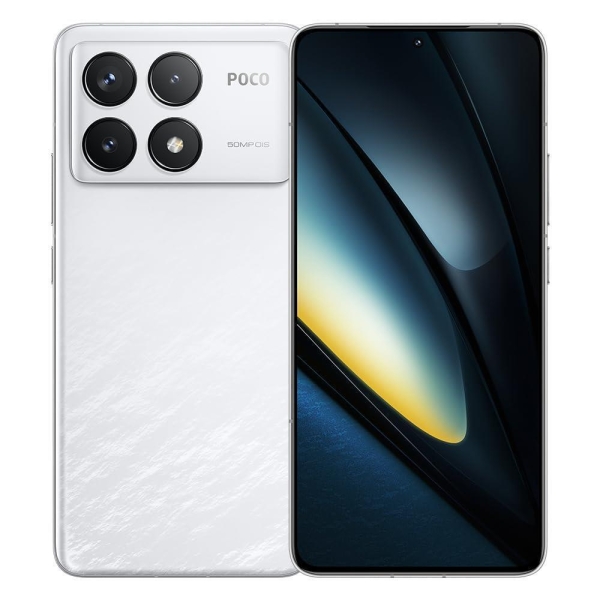 Xiamoi Poco F6 Pro 6,6″ 1TB 16GB 5G entsperrt weiß Handy Smartphone