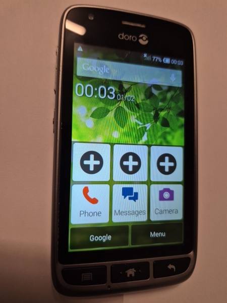 Doro Liberto 820 Mini – 4 GB – Smartphone grau (entsperrt)