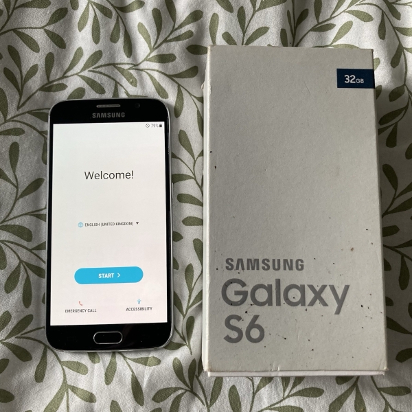 Samsung Galaxy S6 SM-G920F 5,1 Zoll 32GB 3GB RAM Originalverpackt entsperrt Smartphone schwarz