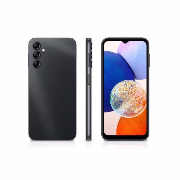 Samsung Galaxy A14 4G Smartphone 128GB, 4GB RAM, schwarz, Dual SIM, entsperrt