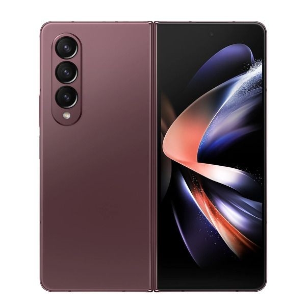 SAMSUNG Galaxy Z Fold4 5G 256GB Burgundy – Hervorragend – Smartphone