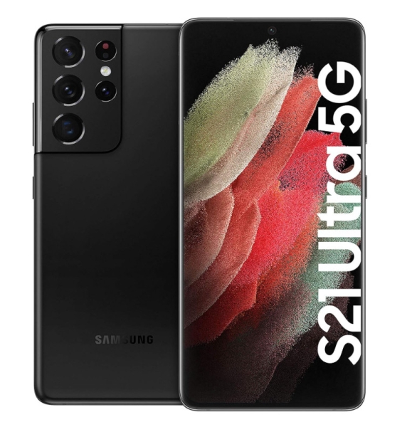 Samsung Galaxy S21 Ultra 5G 128GB Smartphone – entsperrt – schwarz – makellos – A++