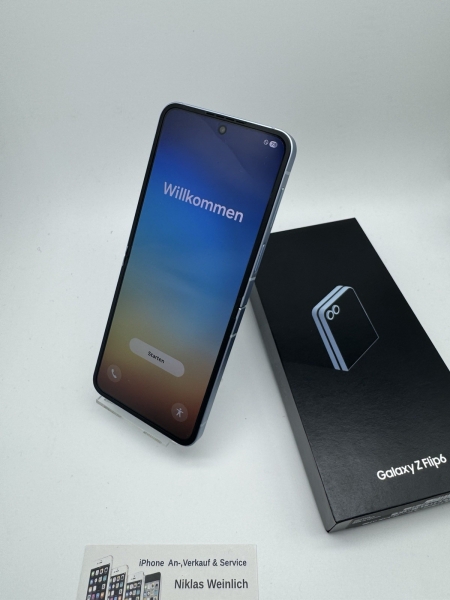 Wie Neu Samsung Galaxy Z Flip6 5G 512 GB 6,7 Zoll OLED Handy Smartphone Blau