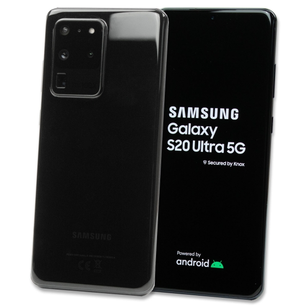 Samsung Galaxy S20 Ultra 5G Smartphone 128 GB Cosmic Black „Gratis Versand“
