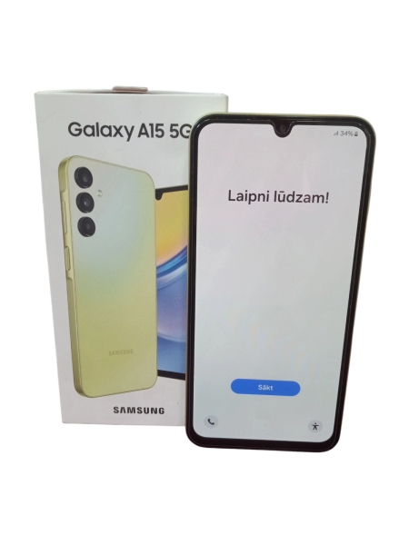 Samsung Galaxy A15 5G SM-A156B/BSN 4GB RAM 128GB HDD Smartphone Gelb Sekunde…