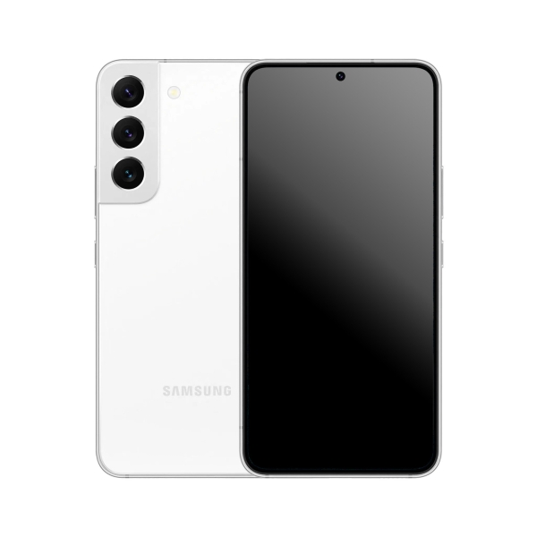 Samsung Galaxy S22 5G Dual SIM 128 GB weiß Handy Mobile Smartphone Android WOW