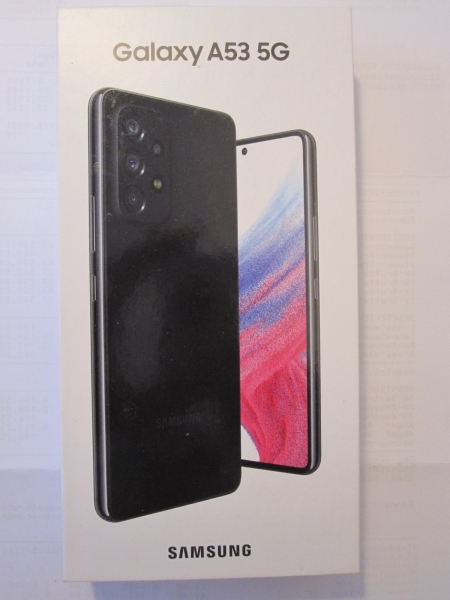 Samsung Galaxy A53 128GB Schwarz 5G Android Smartphone 6,5″ OLED 64MP 6GB RAM