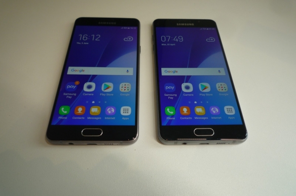 Restposten 2x Samsung Galaxy A5 2016 SM-A510F – 16GB – schwarz (entsperrt) Smartphones