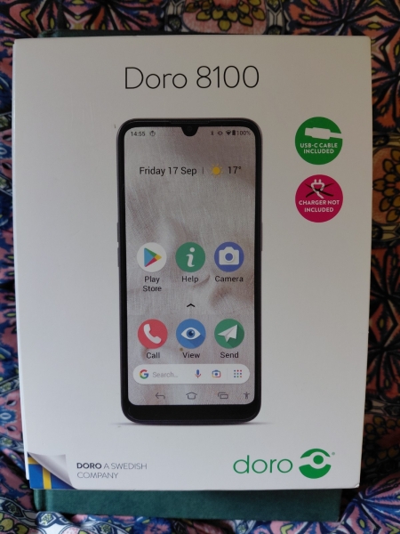 Doro 8100 4G Smartphone für Senioren / 6,1″ Display / entsperrt