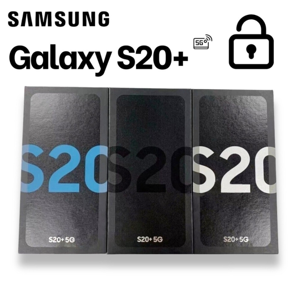 Neu Samsung Galaxy S20+ Plus 5G 128GB Ohne Vertrag Smartphone Handy Schwarz/Grau