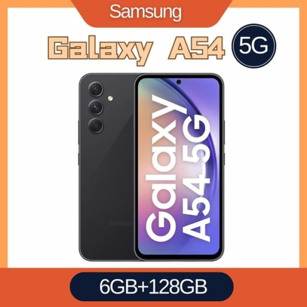 Neu Samsung Galaxy A54 5G SM-A546U 128GB Handy Smartphone Ohne Vertrag Schwarz