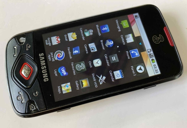 Samsung Galaxy Spica I5700 – Smartphone – entsperrt – schwarz rot