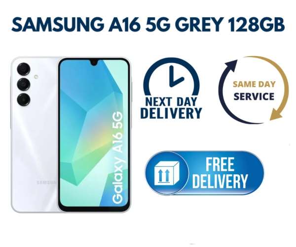 Samsung Galaxy A16 5G 128GB entsperrt Android Smartphone grau Farbe Dual Sim