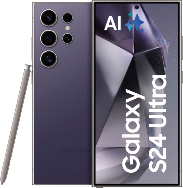 Samsung Galaxy S24 Ultra 512GB Titanium Violet/  Dual-SIM Smartphone *Sehr Gut*