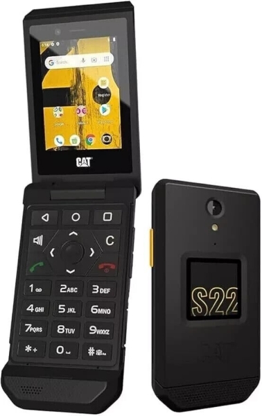 Cat S22 Flip 16GB 2GB 4G SIM-frei robustes Smartphone – Schwarz, CS22